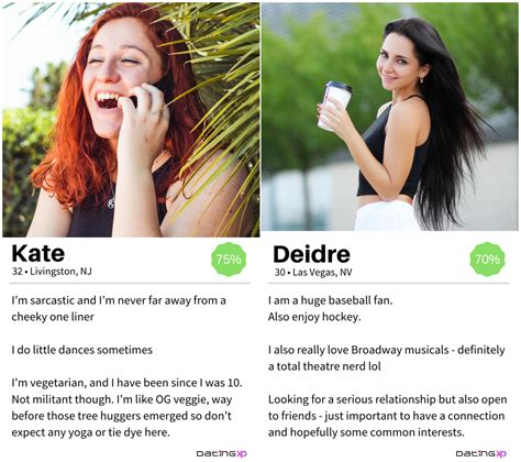 online dating website profiles